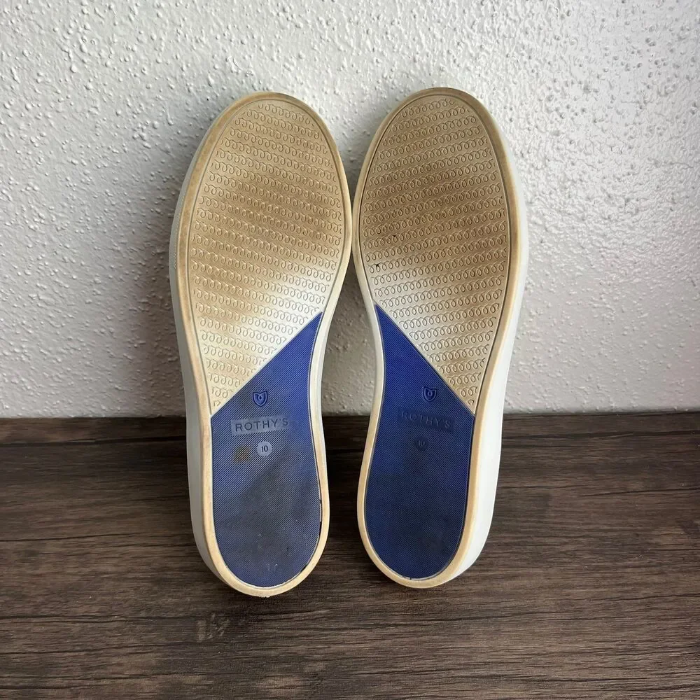 Rothy's The Original Slip On Sneaker Tan Sand‎ Knit Shoes Womens Size 10